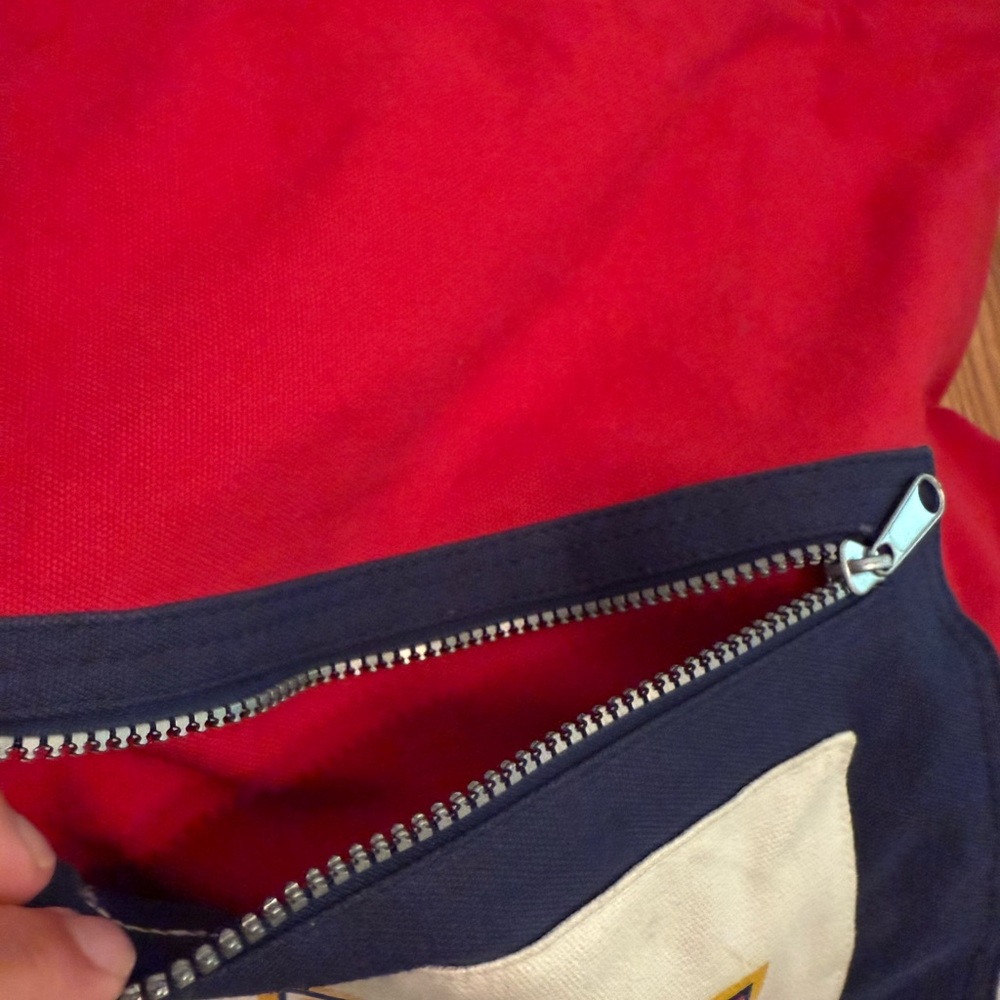 Disney Cruise Line Red, Blue, and White Duffle Bag - Picture 3 of 15